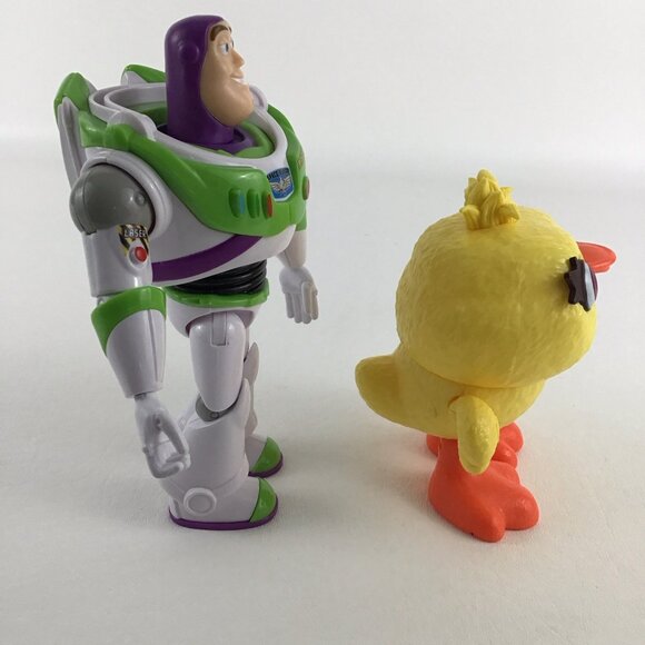 Disney Toy Story 4 Action Figures 7" Buzz Lightyear Poseable 5" Ducky Lot - Picture 5 of 7